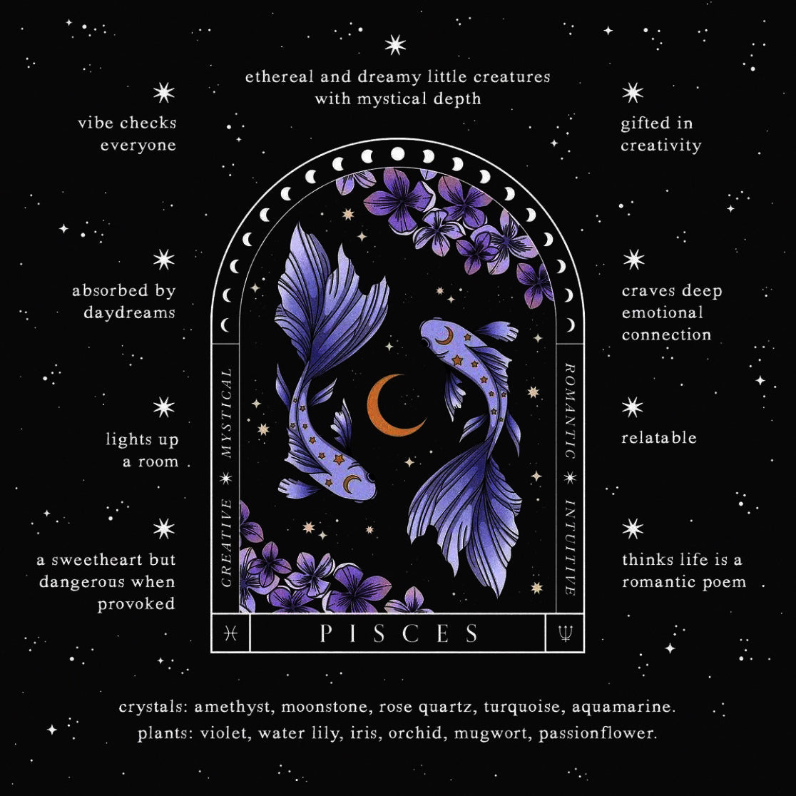 The Best Crystals for Pisces zodiac sign: Dream & Sympathy