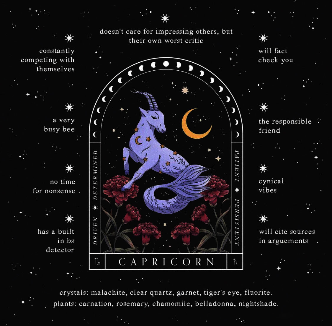 The Best Crystals for Capricorn zodiac sign:Achievement&Responsibility