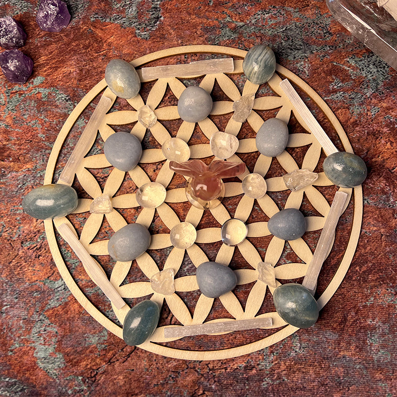 Guardian Crystal Grid,Spiritual Protection and Balance