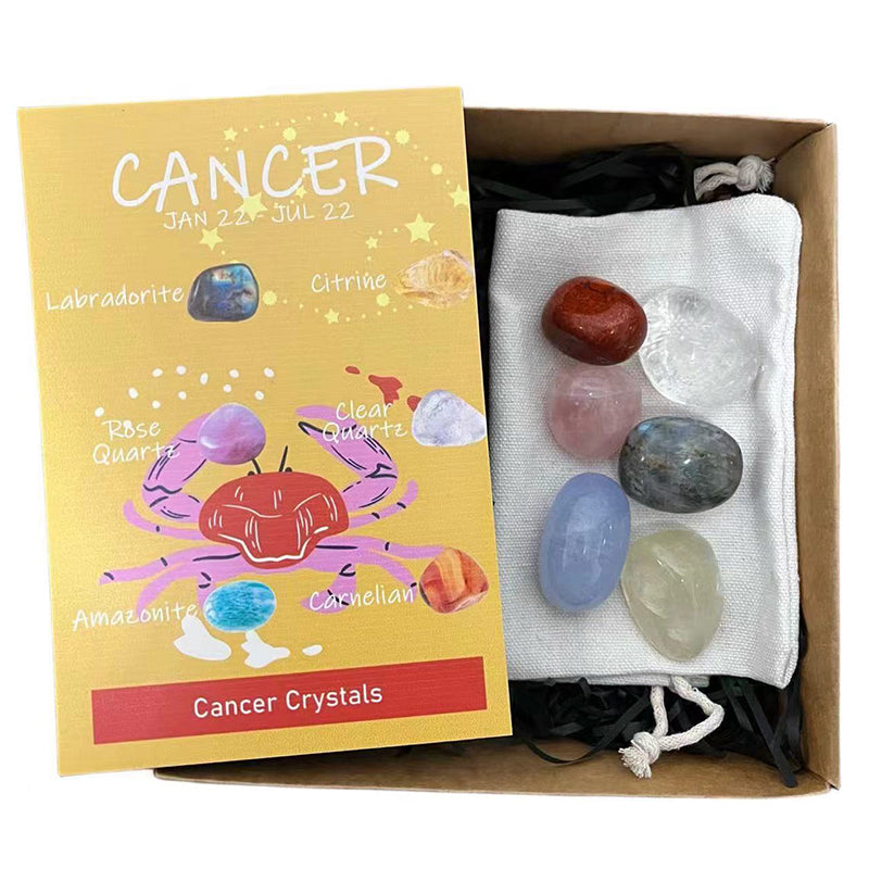 Crystal Healing Stones,12 Constellation Healing Crystal Sets