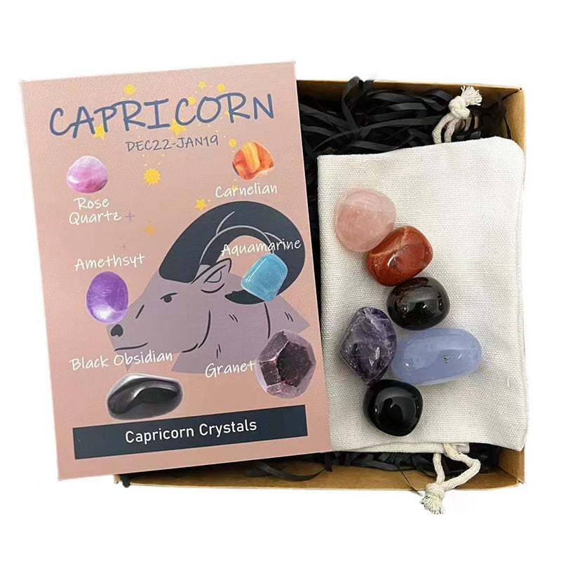 Crystal Healing Stones,12 Constellation Healing Crystal Sets