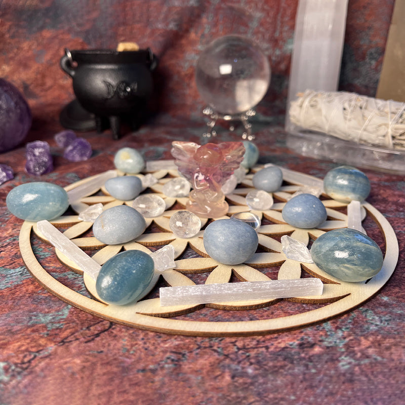 Guardian Crystal Grid,Spiritual Protection and Balance