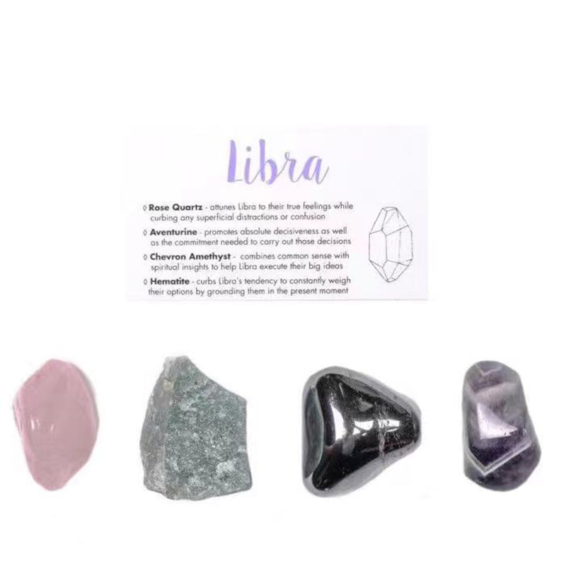 Crystal Healing Kits,12 Constellation Healing set gift