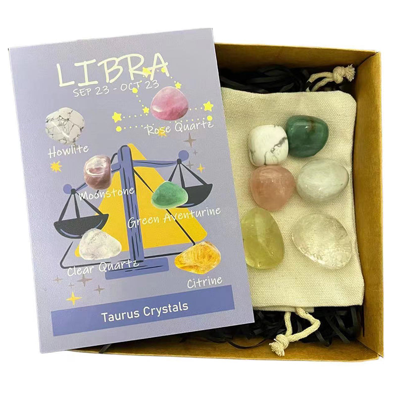 Crystal Healing Stones,12 Constellation Healing Crystal Sets