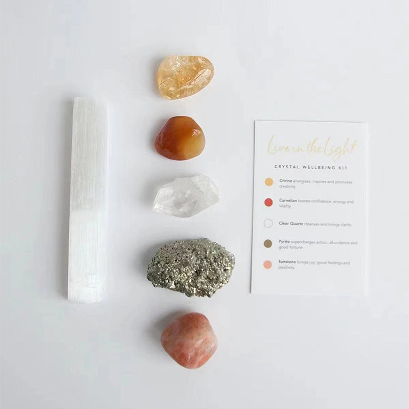 Crystal Healing Stones Set,Natural Crystals gift box,Crystal Kits
