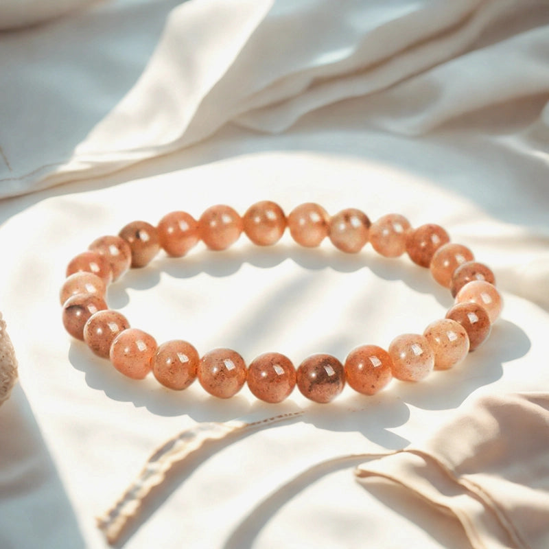 Purple Aventurine bracelet with shimmering 8mm beads by Roline Crystal