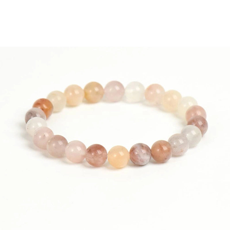 Violet Crystal bracelet with 8mm polished beads by Roline Crystal