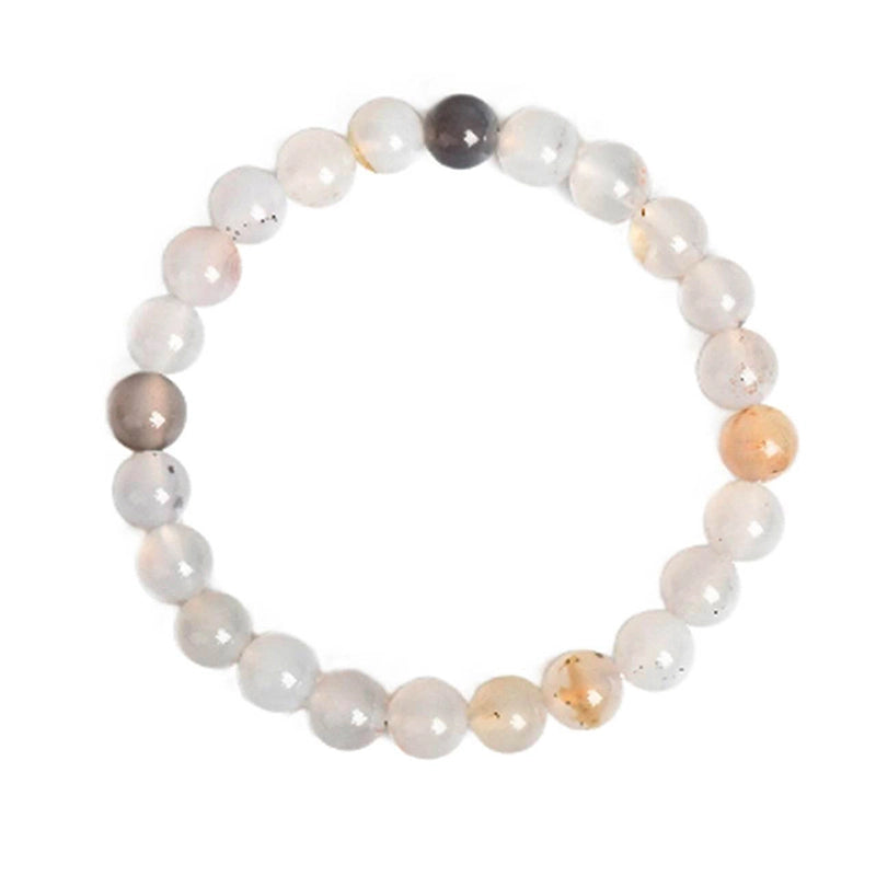 White Agate Bracelet – Clarity Jewelry | Roline Crystal