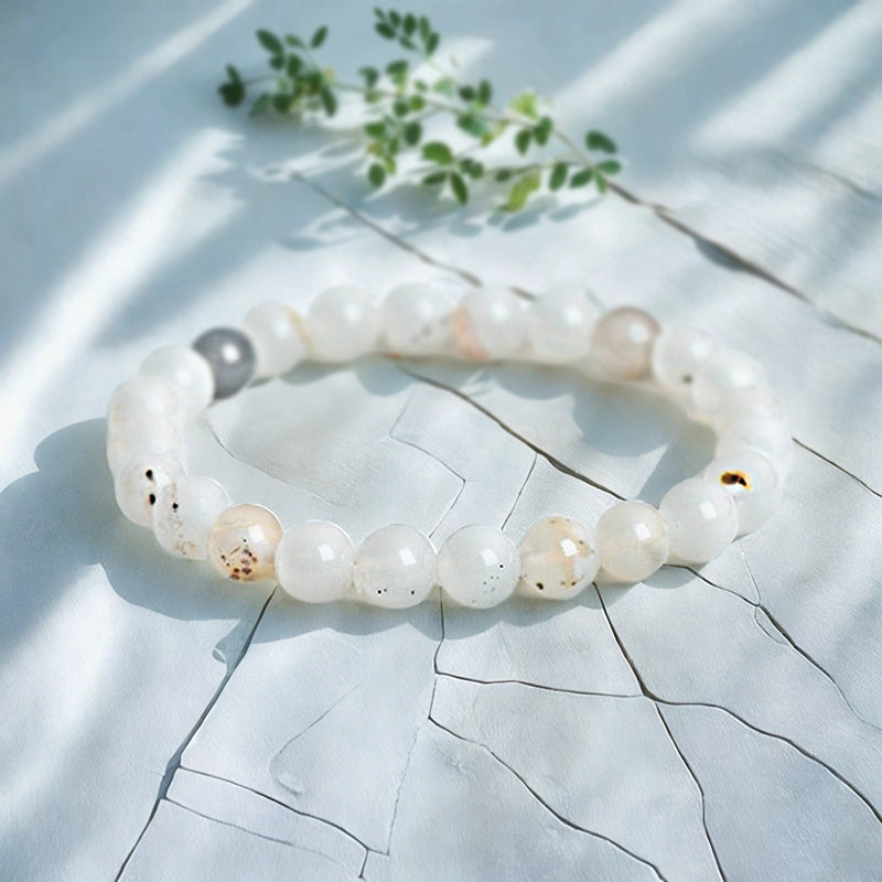 White Agate Bracelet – Clarity Jewelry | Roline Crystal