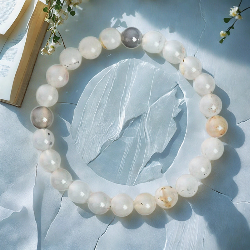 White Agate Bracelet – Clarity Jewelry | Roline Crystal