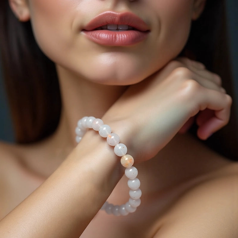 White Agate Bracelet – Clarity Jewelry | Roline Crystal