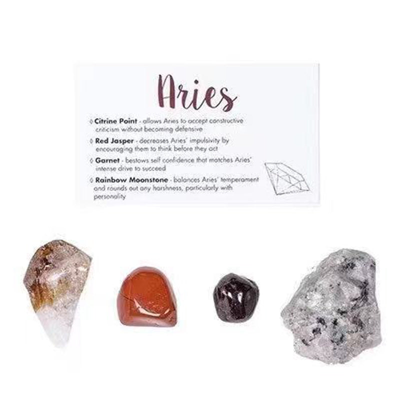 Crystal Healing Kits,12 Constellation Healing set gift