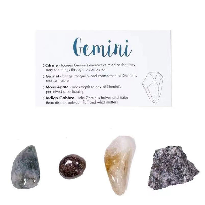 Crystal Healing Kits,12 Constellation Healing set gift