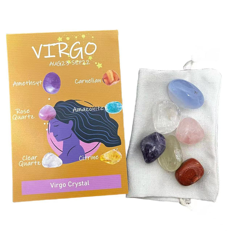 Crystal Healing Stones,12 Constellation Healing Crystal Sets