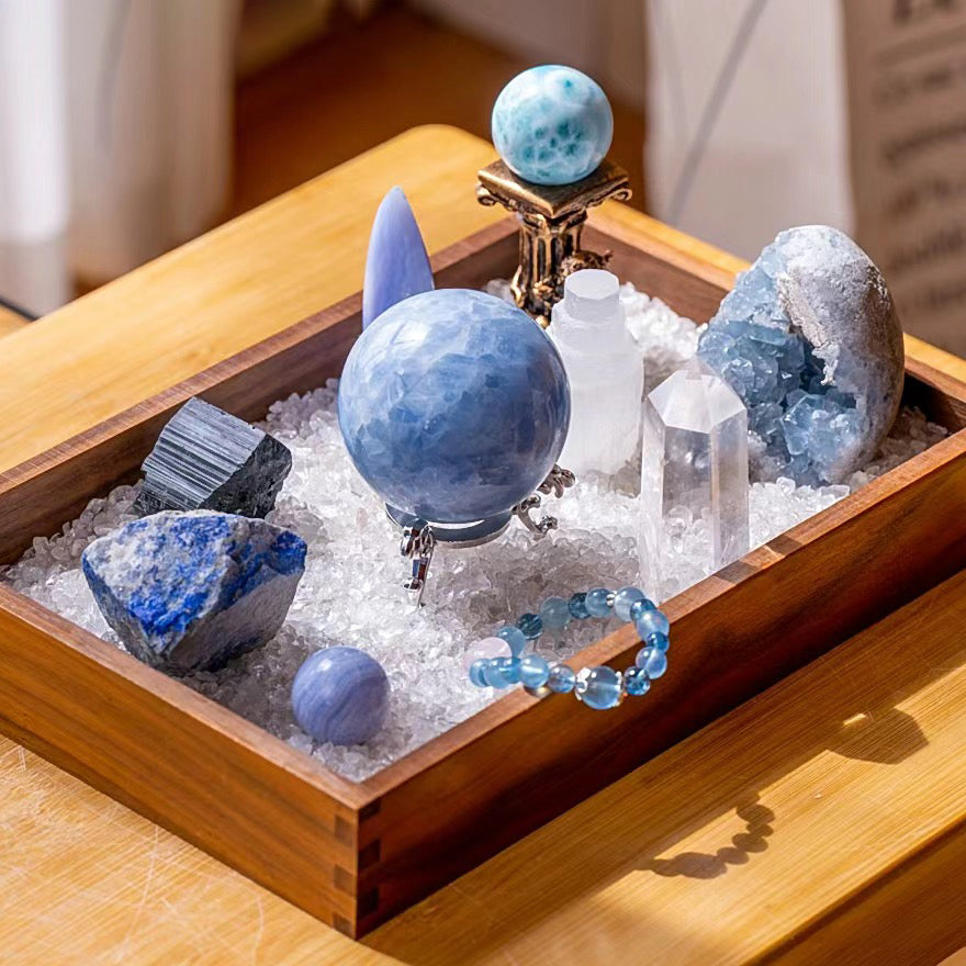 Blue Calcite Meanings:Healing Properties,benefits ＆ uses