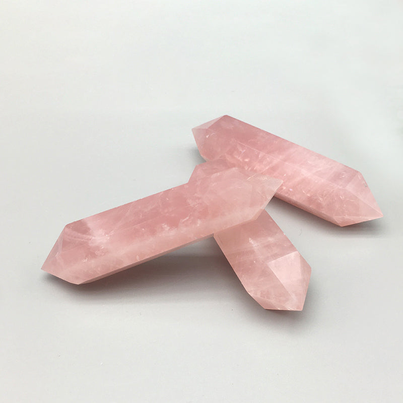 Rose Quartz Double Terminated-Stress Relief, Meditation and Intuition Booster