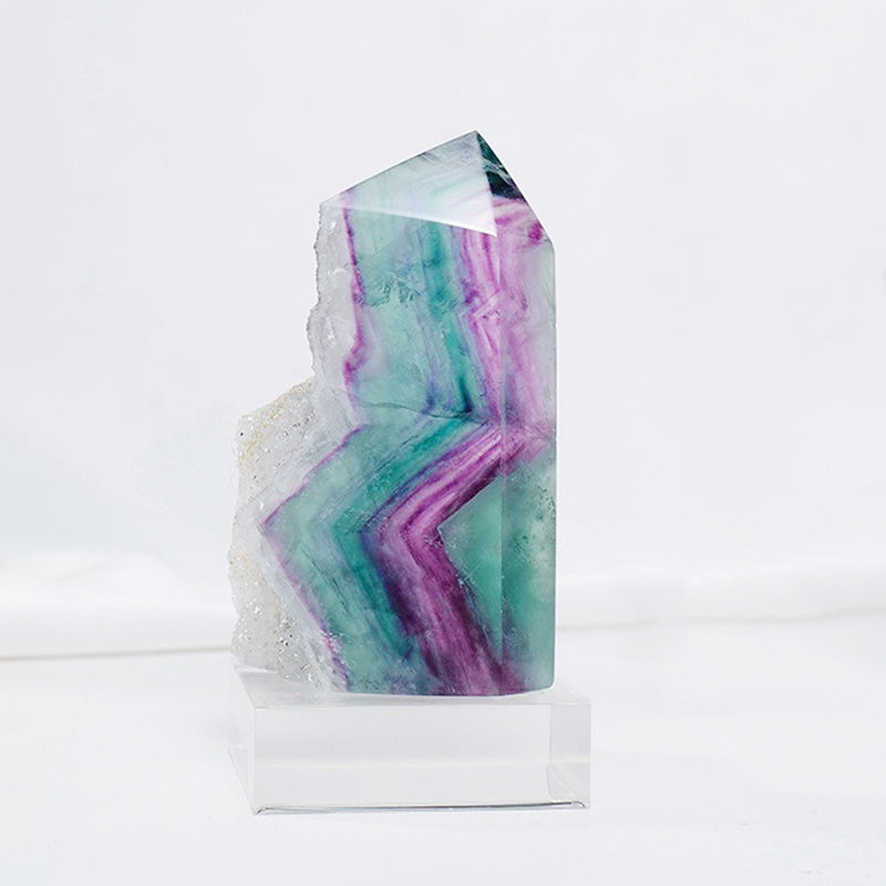 Rainbow Fluorite Tower - Balance Emotions & Enhance Spirituality