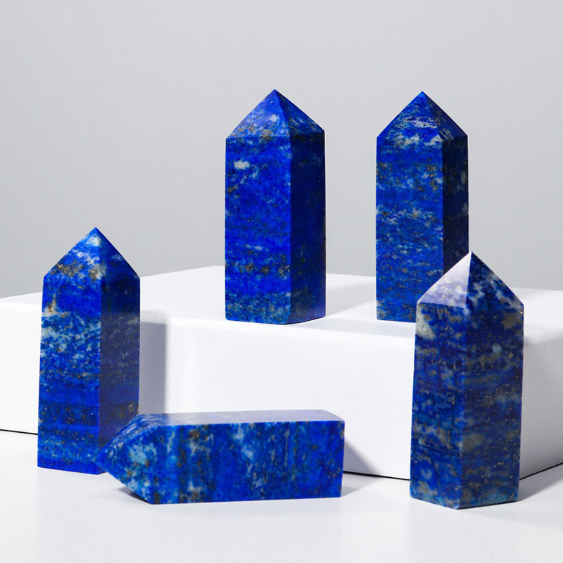 Lapis Lazuli Four-Sided Tower - Enhance Spirituality, Deepen Meditation