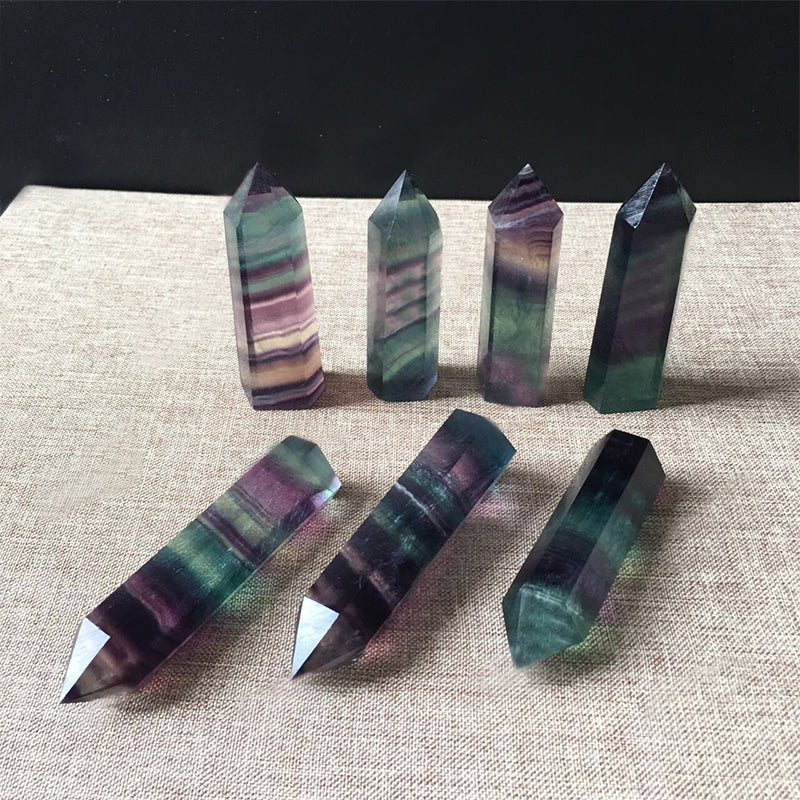 Rainbow Fluorite Tower - Embrace Serenity, Spiritual Growth & Chakra Balance