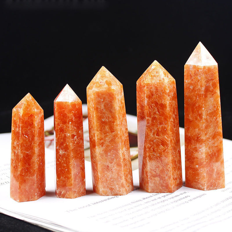 Sunstone Tower - Soothing Energy Enhancer for Positivity and Inner Strength