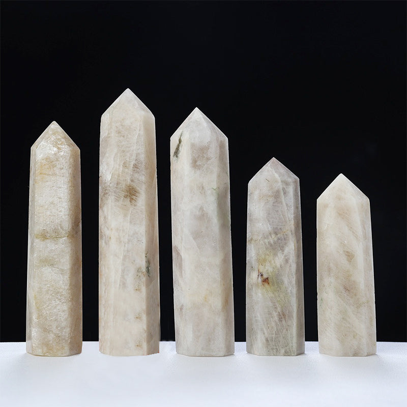 Moonstone Tower - Emotional Balance, Good Luck & Harmony Charm