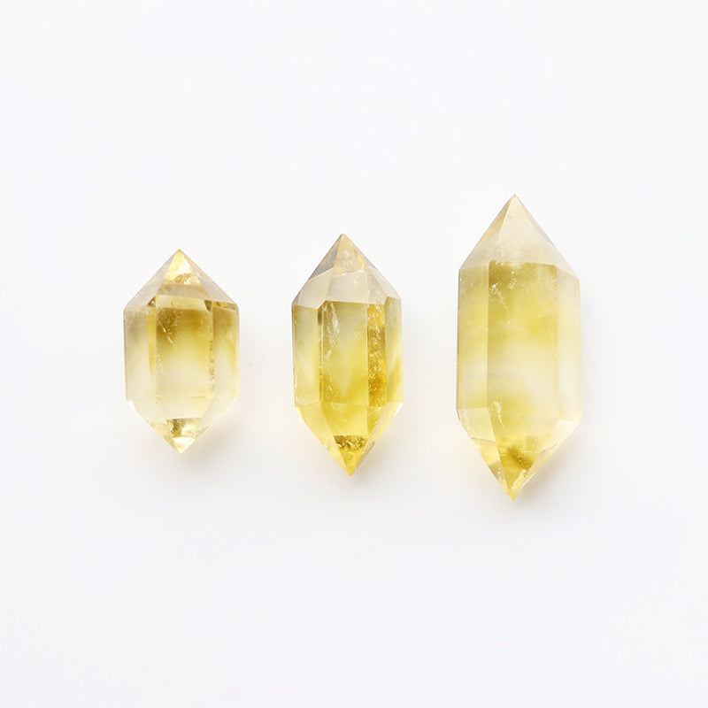 Citrine Double Pointed - Relieve Anxiety, Improve Mood & Spiritual Harmony