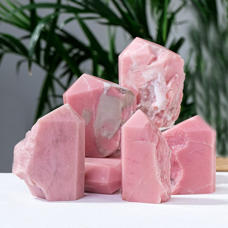 Pink Opal Tower - Relieve Depression, Enhance Inner Vitality, Boost Psychic Abilities