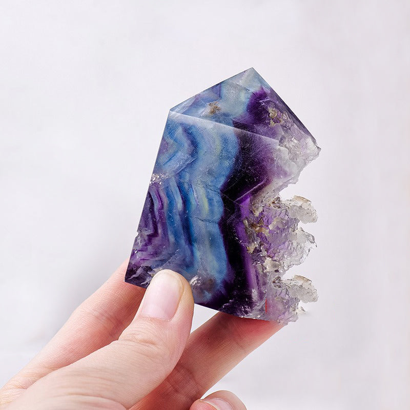 Rainbow Fluorite tower - Spiritual Enhancement, Emotional Relief & Negative Energy Removal