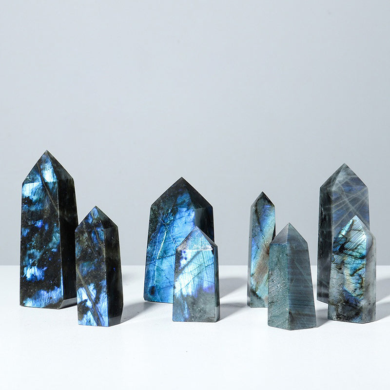 Labradorite Tower - Four-sided Crystal for Spiritual Enhancement