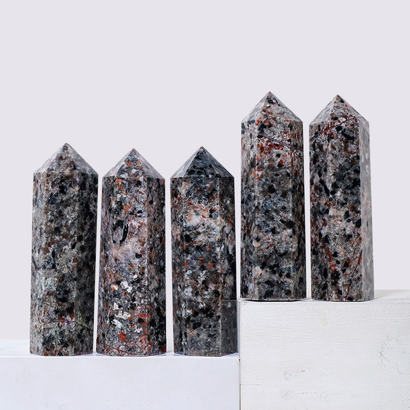 Flame Stone Tower - Emotional Stability & Spiritual Growth Energy Balancer