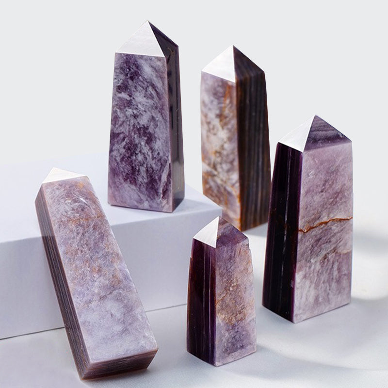 Lepidolite Tower - Enhance Your Spirituality and Promote Spiritual Growth