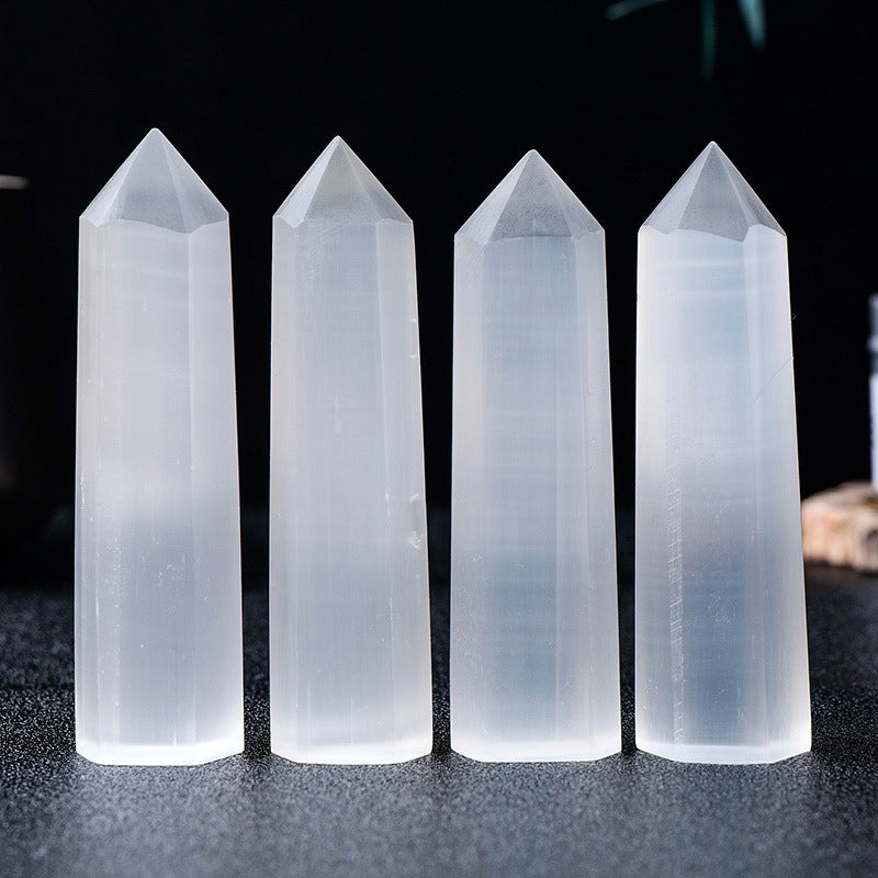 Gypsum Tower-Meditation Aid, Evil Spirit Protection, Energy Balance & Spirituality Enhancement