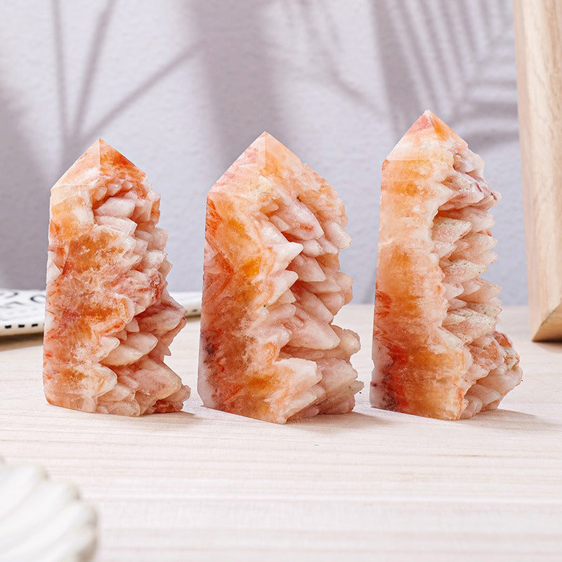 Red Tooth Agate Tower - Unleash Your Inner Power and Confidence