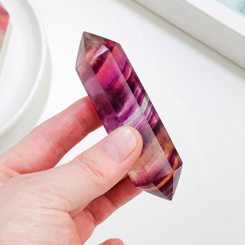 Candy Rainbow Fluorite Double Terminated-Enhance Intelligence, Spirituality & Emotional Stability