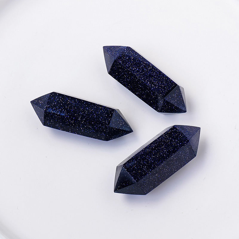 Blue Sandstone Double Terminated - Enhance Leadership Skills and Boost Positive Energy