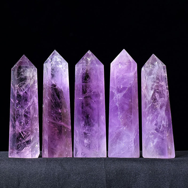 Brazilian Amethyst Crystal Tower - Unlock Your Emotional and Spiritual Potential