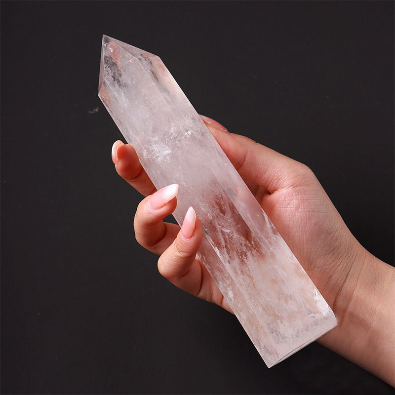 Clear Quartz Tower - Emotional Regulation, Spiritual Enhancement & Energy Purification