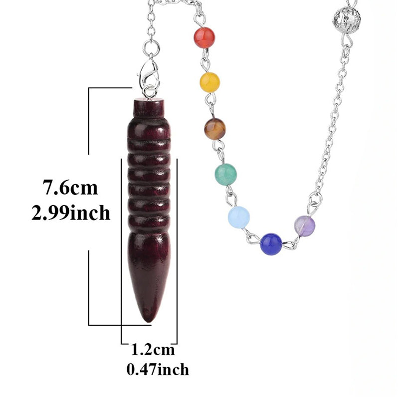 Walnut conical pendulum - a must-have for mystical witch magic