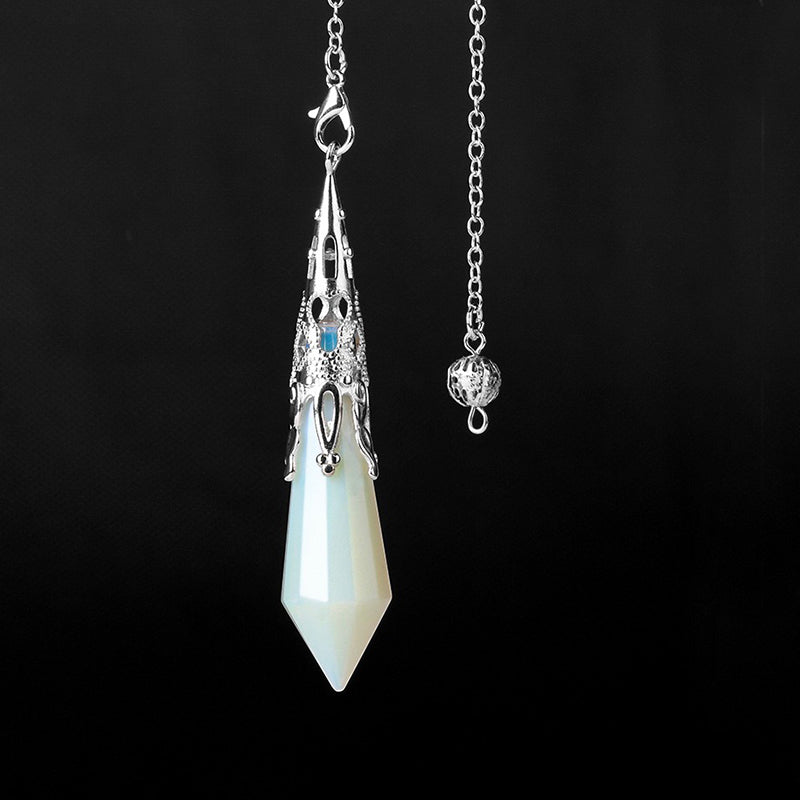 Crystal Ribbon Natural Crystal Pendulum - The Mysterious Messenger of Witch Magic