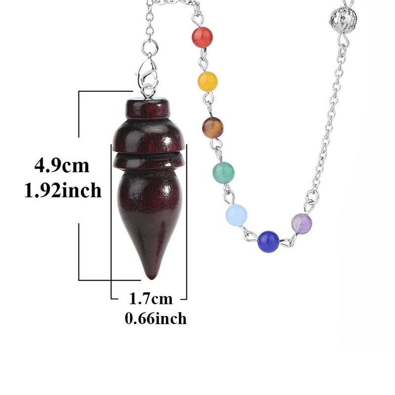 Walnut conical pendulum - a must-have for mystical witch magic