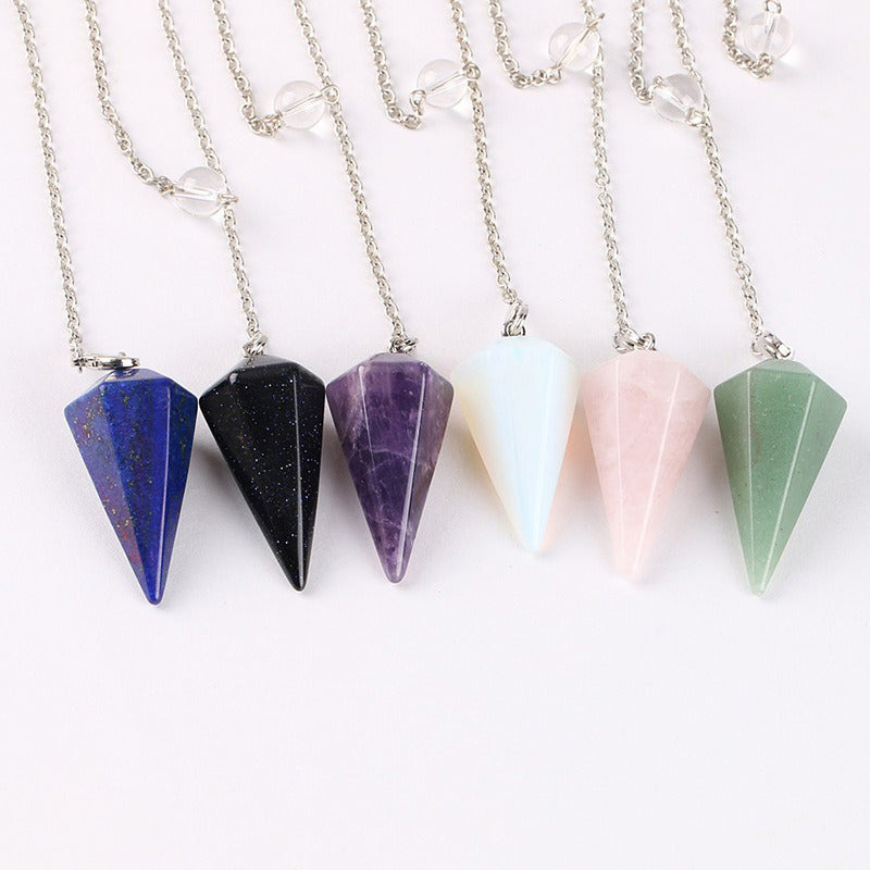 The Mysterious Witch’s Choice: Natural Crystal Pendulum, Magic Accessories