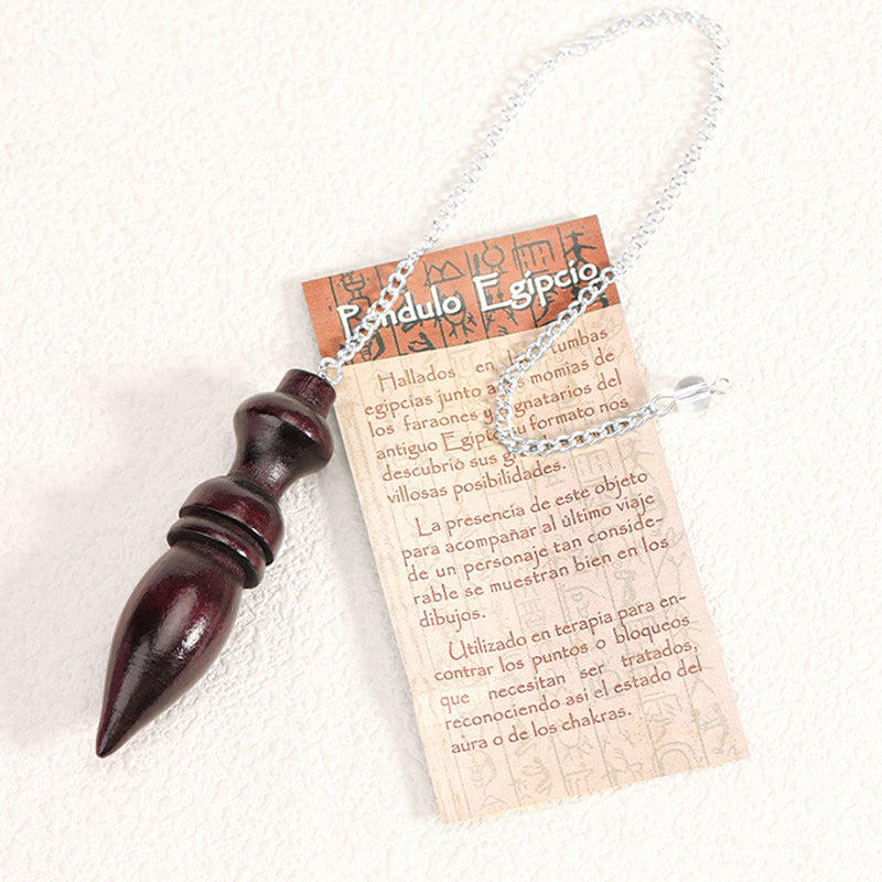 Walnut conical pendulum - a must-have for mystical witch magic