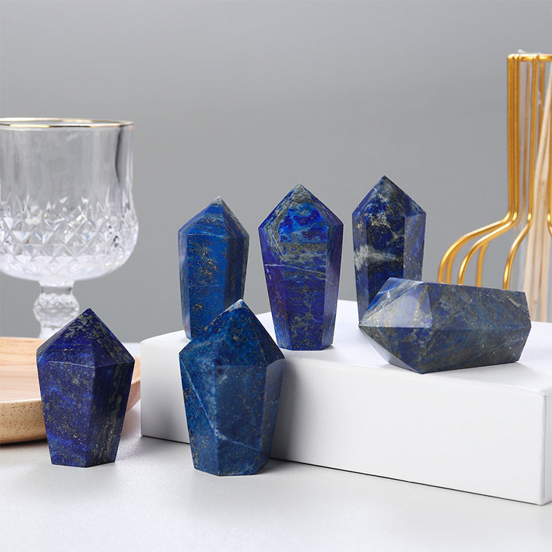 Mini Lapis Lazuli Tower - Enhance Spirituality, Protect Yourself & Deepen Meditation