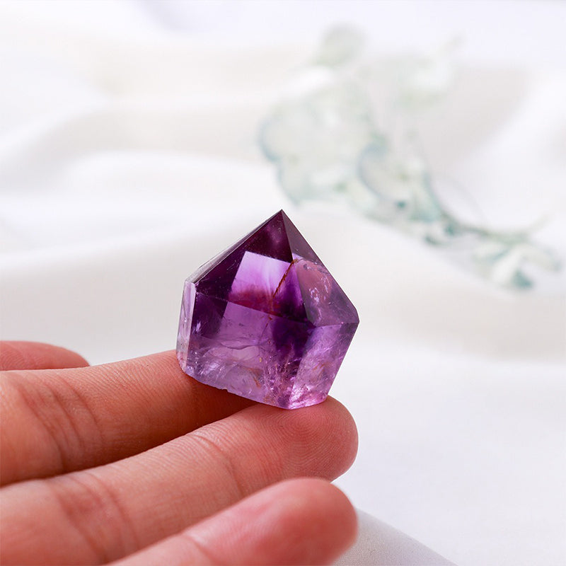 Mini Brazilian Amethyst Tower - The Ultimate Stress Relief and Energy Purification Tool