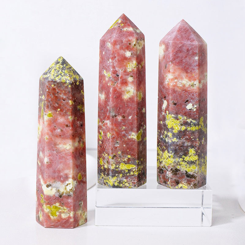 Peach Blossom Stone Tower - Enhance Love Fortune, Attract Positive Energy & Boost Personal Charm