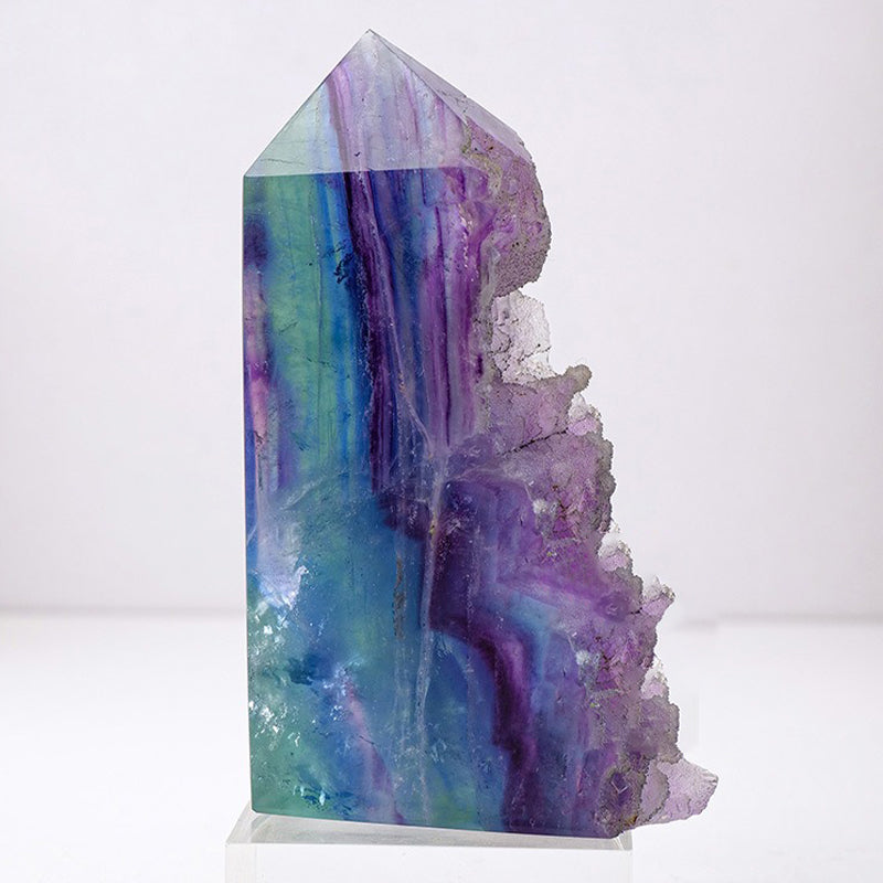 Rainbow Fluorite tower - Spiritual Enhancement, Emotional Relief & Negative Energy Removal