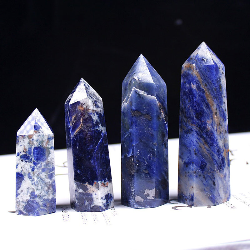 Blue Aragonite Tower - Calming Energy for Mind and Throat Chakra