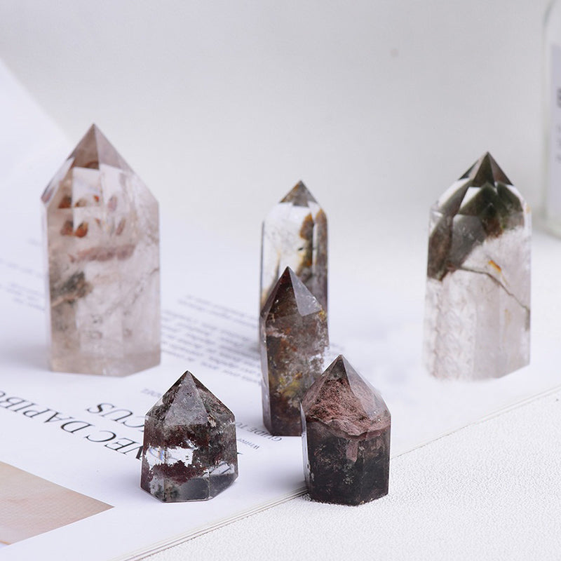 Garden Quartz Tower - Balance Energy, Boost Spirit, Purify Magnetic Field