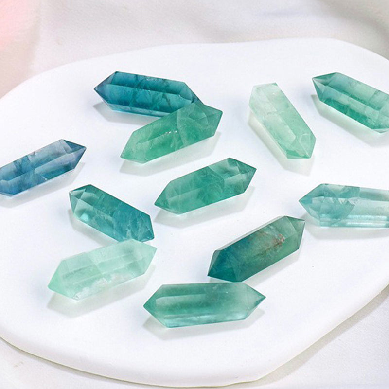 Green Fluorite Double Terminated - Balance Energy & Promote Well-being