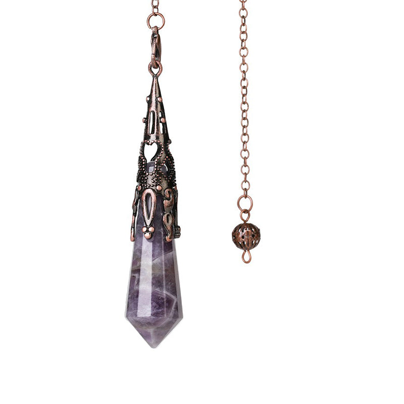 Crystal Ribbon Natural Crystal Pendulum - The Mysterious Messenger of Witch Magic